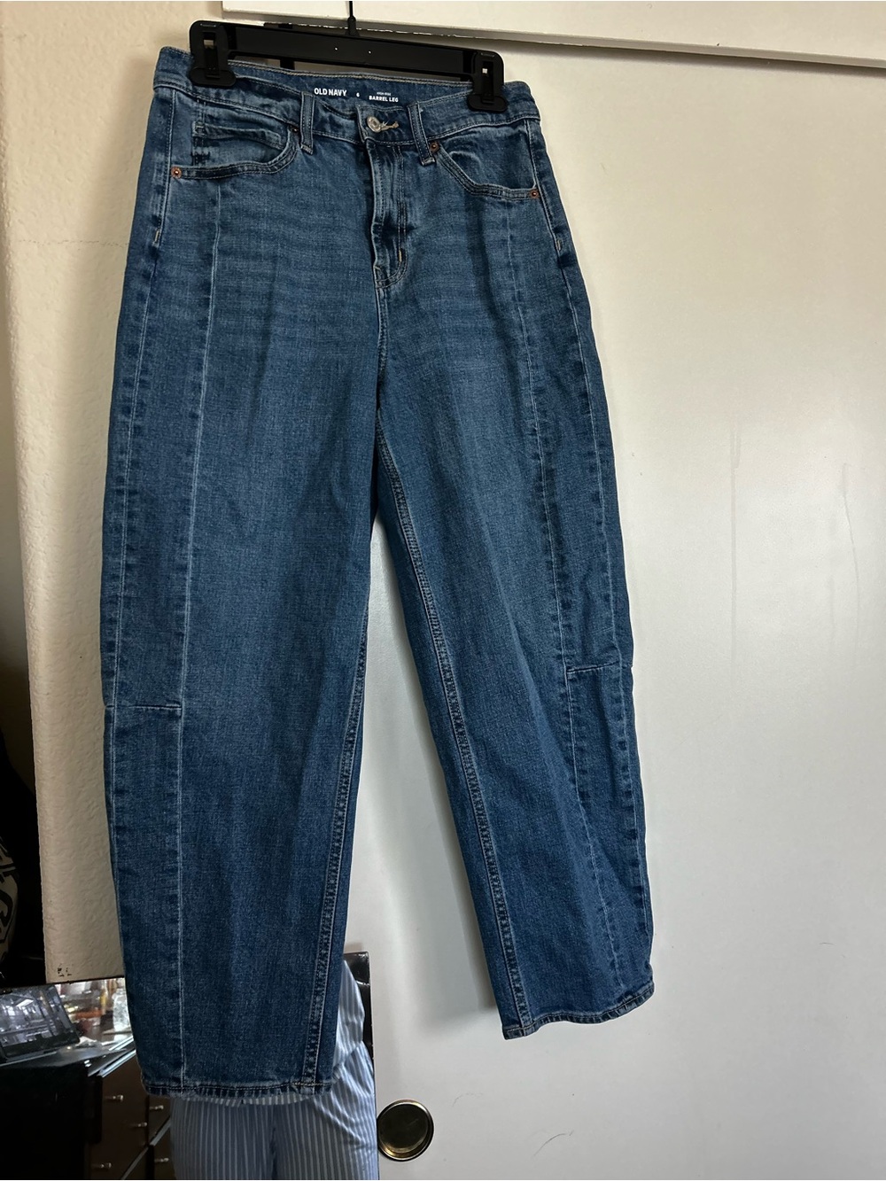 Old Navy Women's Dark Blue Boyfriend Jeans